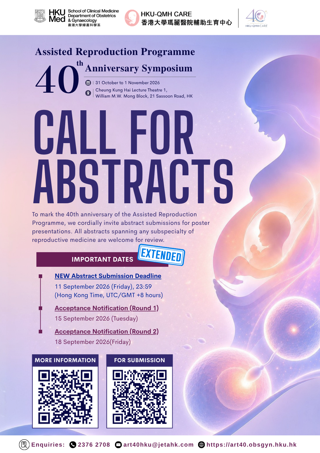 Call for Abstracts Extended Deadline Poster