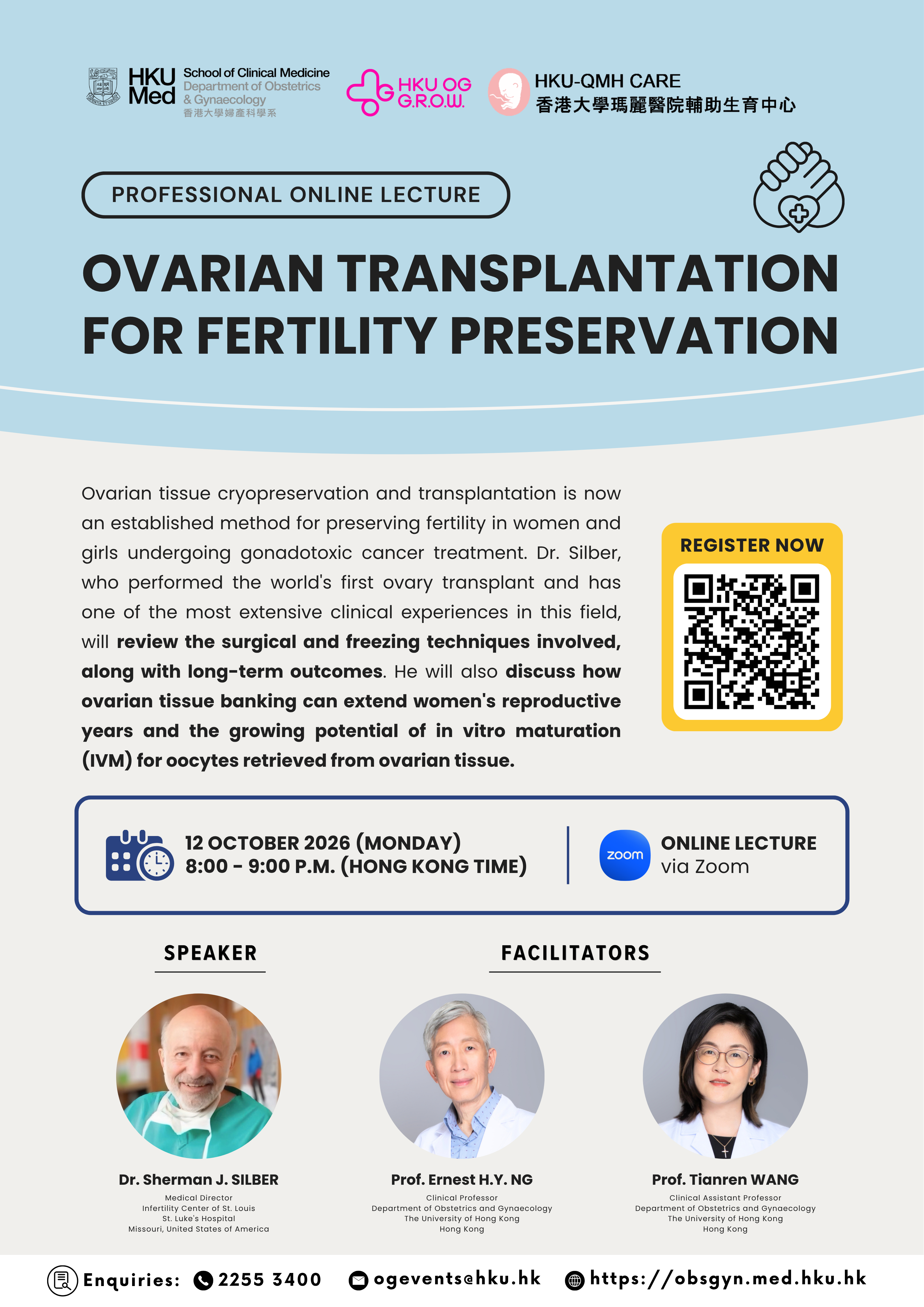 Poster: Ovarian Transplantation For Fertility Preservation